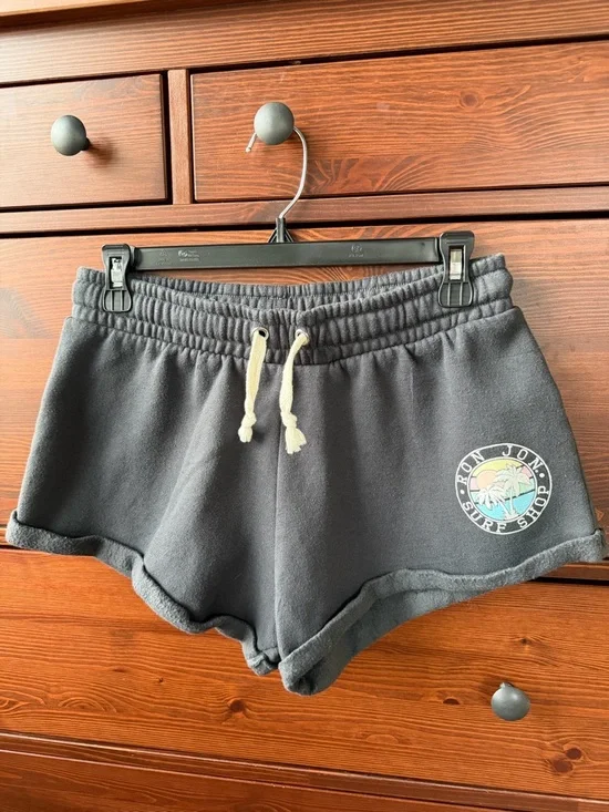 Ron Jon Black Lounge Shorts with Surf Logo - Picture 3 of 5